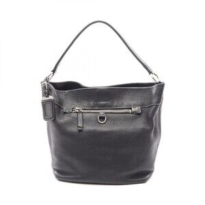 Prada Shoulder Hand Bag Leather Black #303666P82B